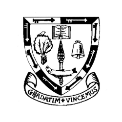 Glasgow University Union crest in black on a white background