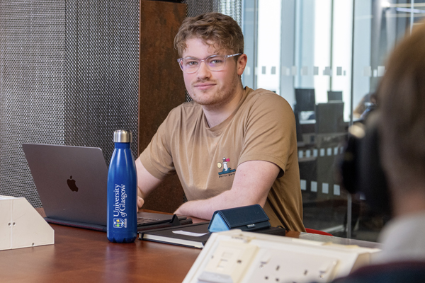 A student studying in the ASBS