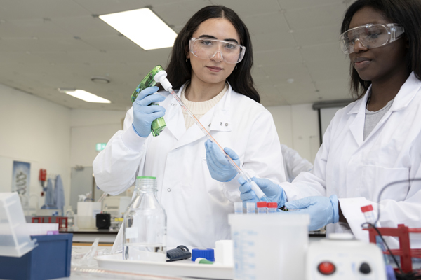 Students in a Biology class
