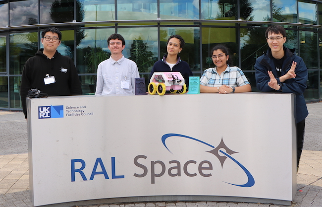 Team members (l-r) Shuo Feng, Eric Dawe, Phoenix Nelson, and Zlatan Čeljo.