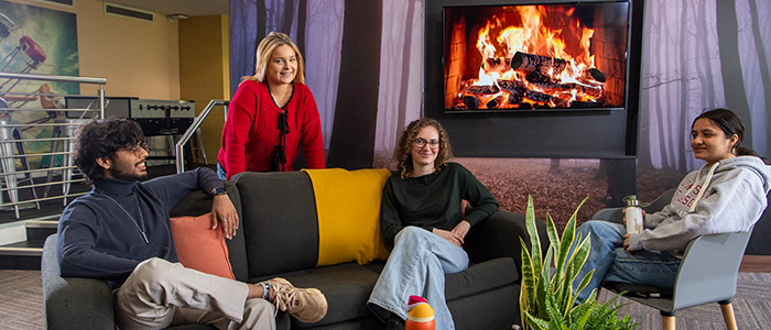 Students in social space of accommodation