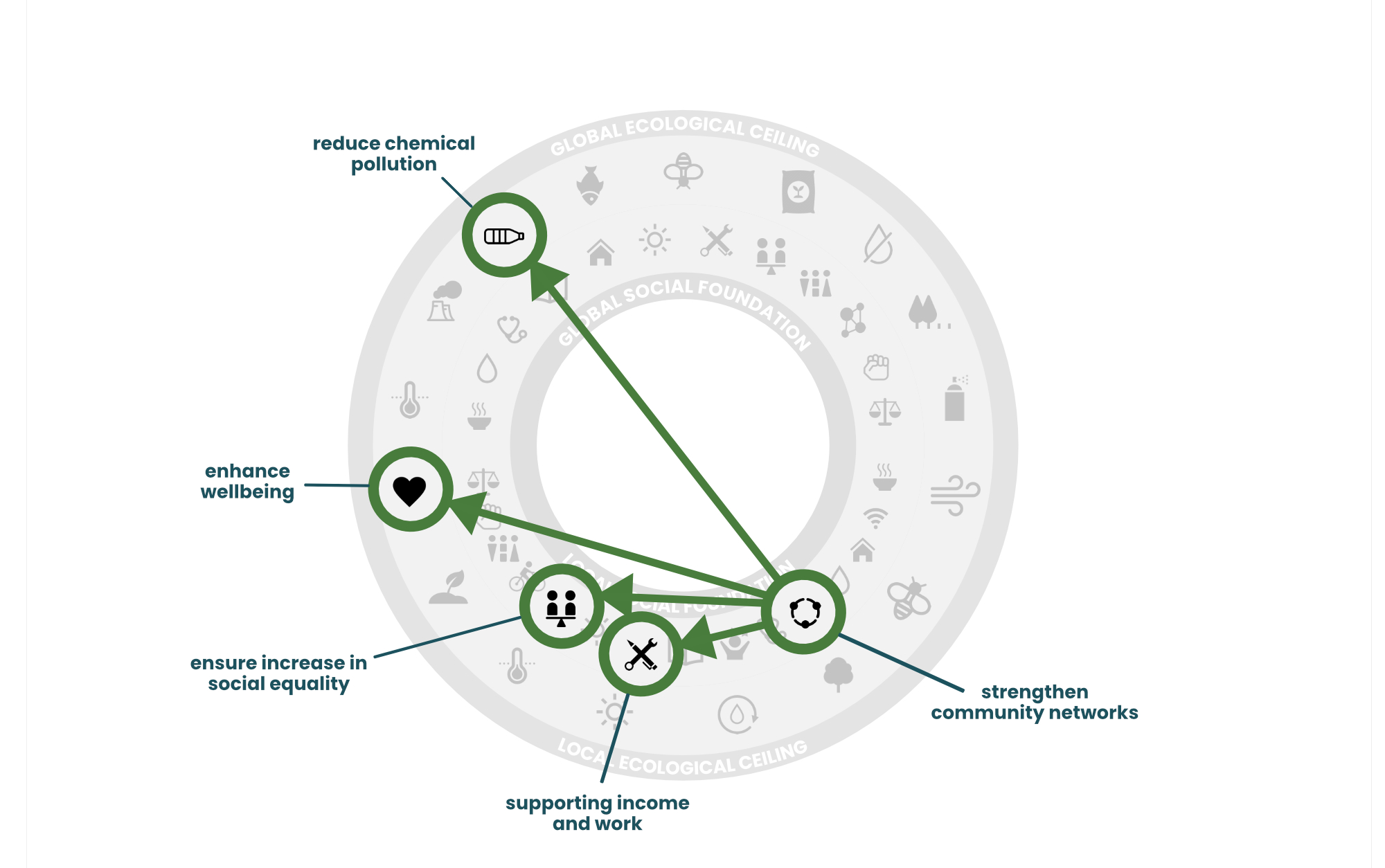 Tool Library Doughnut Diagram