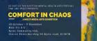 Poster advertising Time and Space exhibition - Comfort in Chaos