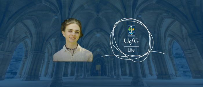 Bella Hodgson profile image on a blue background