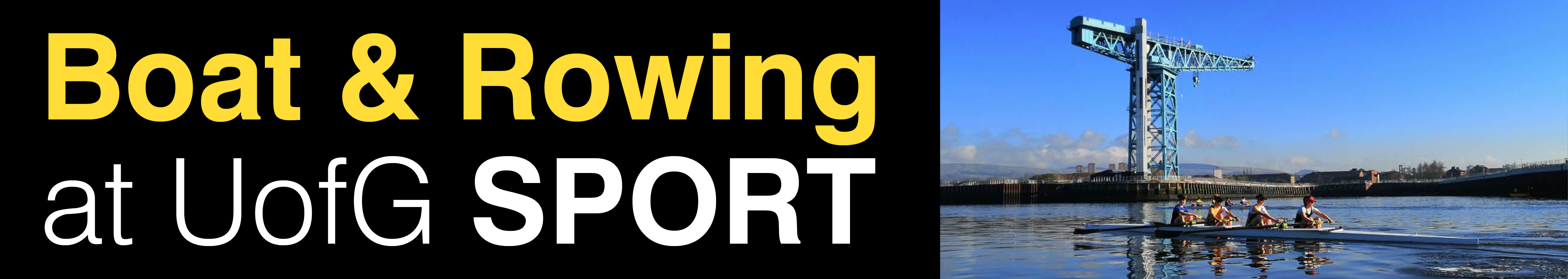 Boat and Rowing at UofG Sport