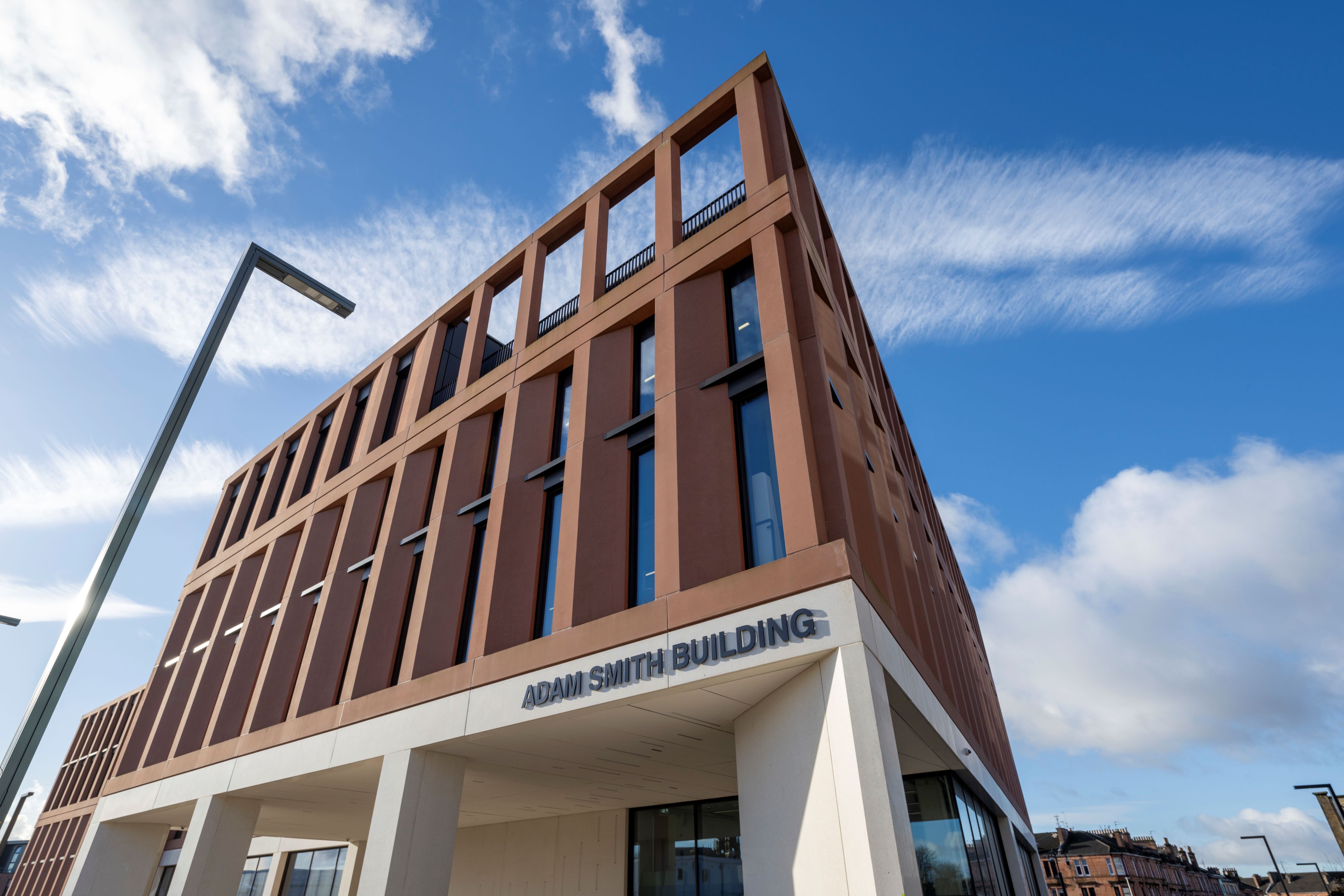 An image of the Adam Smith Building