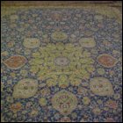 This photograph shows the Templeton adaptation of the Ardebil (Persian) carpet.  (GUAS Ref: UGD 90. Copyright reserved.) 