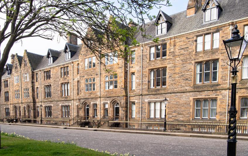 Professor Square Building Entrances and Road