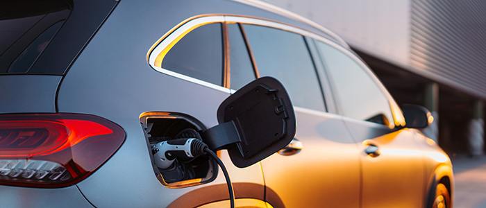 Photo of an electric car being charged