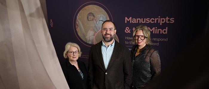 Left to Right Fionnuala Croke, Prof Garrick Allen & Dr Jill Unkel. Photo Credit Fran Veale
