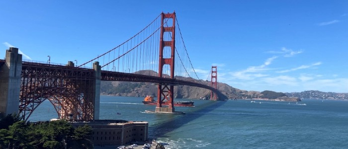 Photo of the Golden Gate Bridge, San Francisco