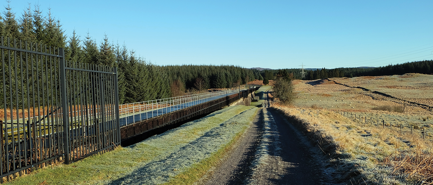 The Corrie Aqueduct, which carries water from Loch Katrine to Glasgow