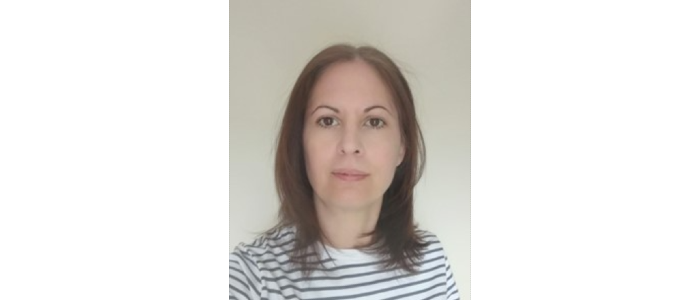 Sarah Tipping, smiling at camera