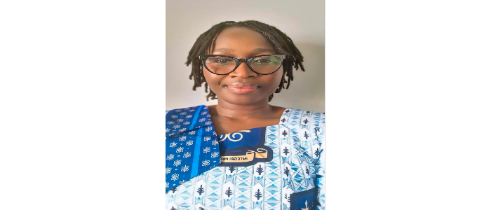 Joana Salifu Yendork, smiling at camera