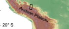 Map of the Andean Plateau