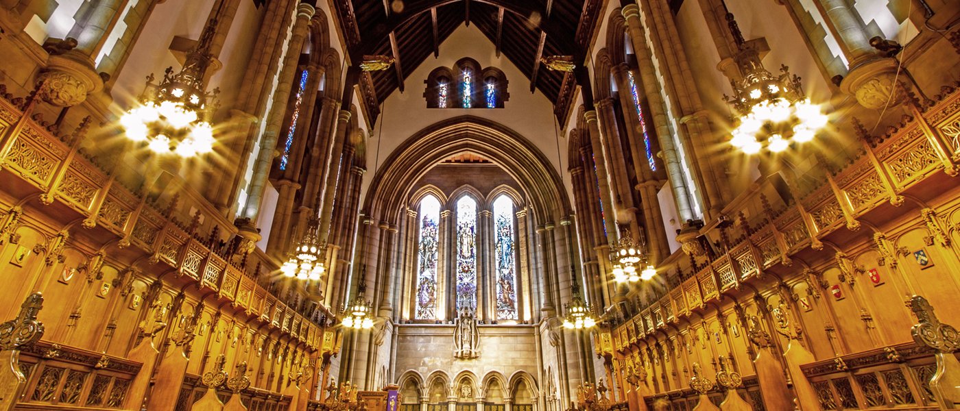 Interior of the University of Glasgow Chapel