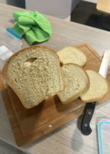 Homemade bread