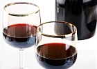 Glasses of red wine