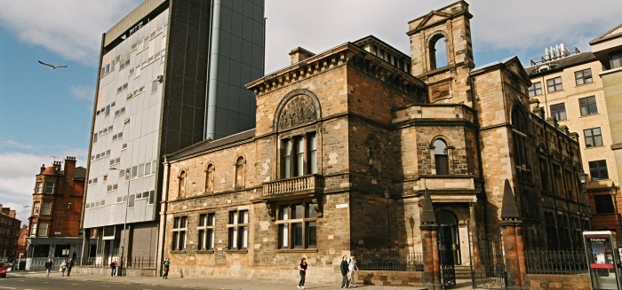 Anderson's College in 2007 with Virology Building in the background, © Hunterian Museum and Art Gallery, University of Glasgow