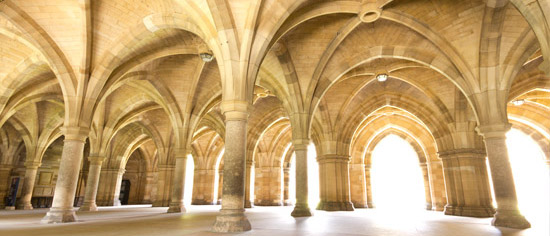 The Undercroft in the Main Building, University of Glasgow