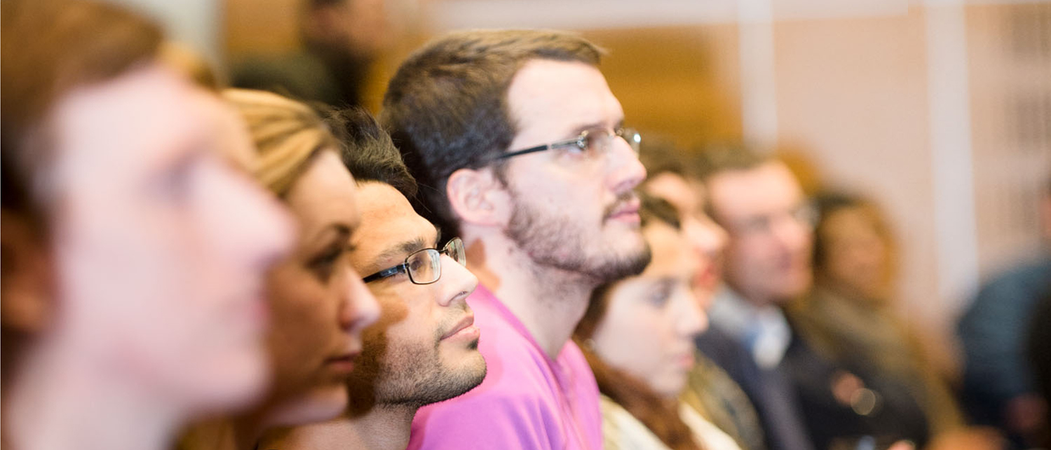 students in a lecture at Glasgow University School of Law