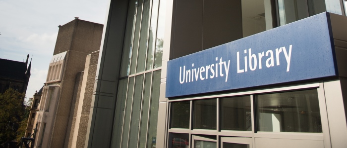 University Library front door