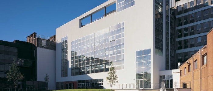 Exterior of the St Andrews building - day