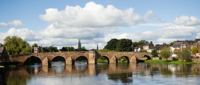 Devorgilla Bridge over the River Nith, Dumfries