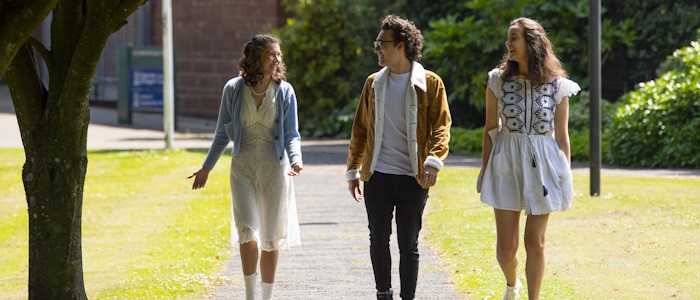 Students outside