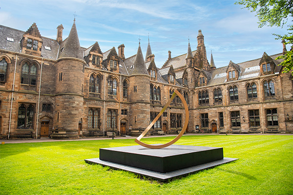 The University of Glasgow quadrangle