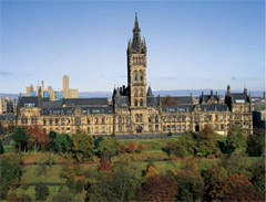 The main building, University of Glasgow