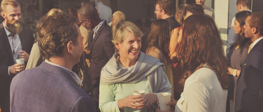 Group of people talking