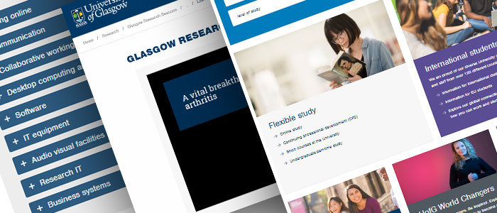 web content mock ups