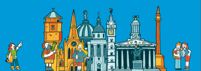 city centre glasgow tourists 