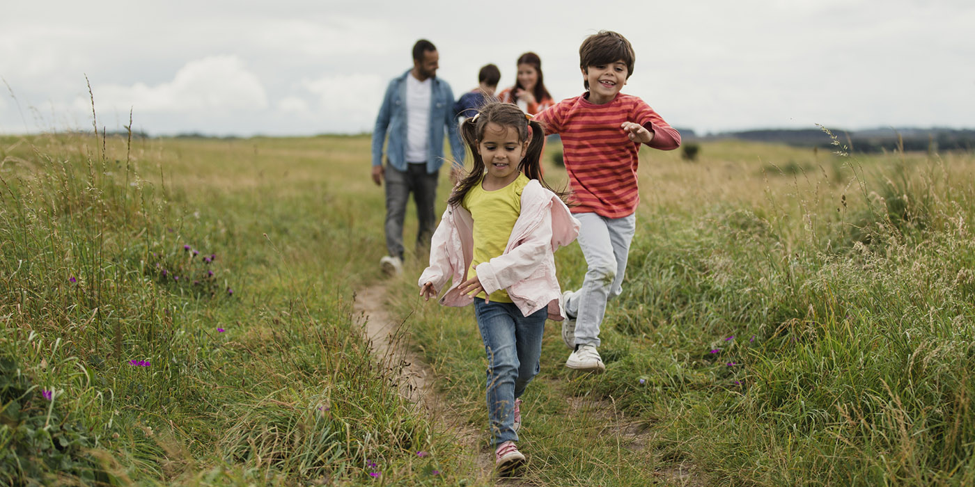 Picture of a family enjoying the outdoors