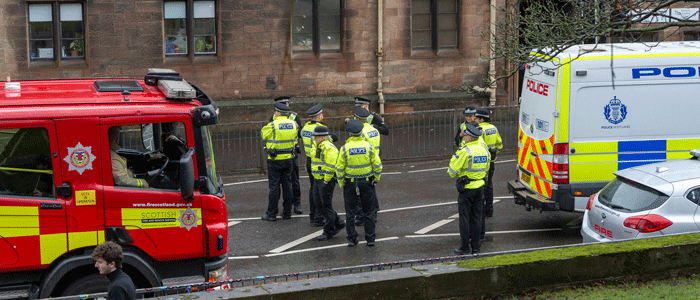 Suspect package incident 650