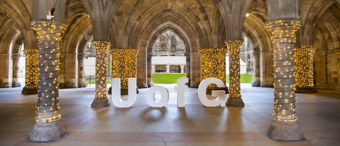 Undercroft  UofG letters