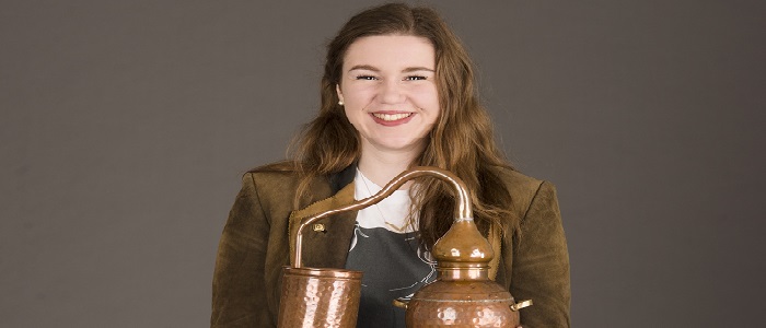 Helen Stewart from Badvo Distillery near Pitlochry has worked with the University of Glasgow to create an exclusive branded version of her gin for them which is called 1451 – after the year the institution was founded.