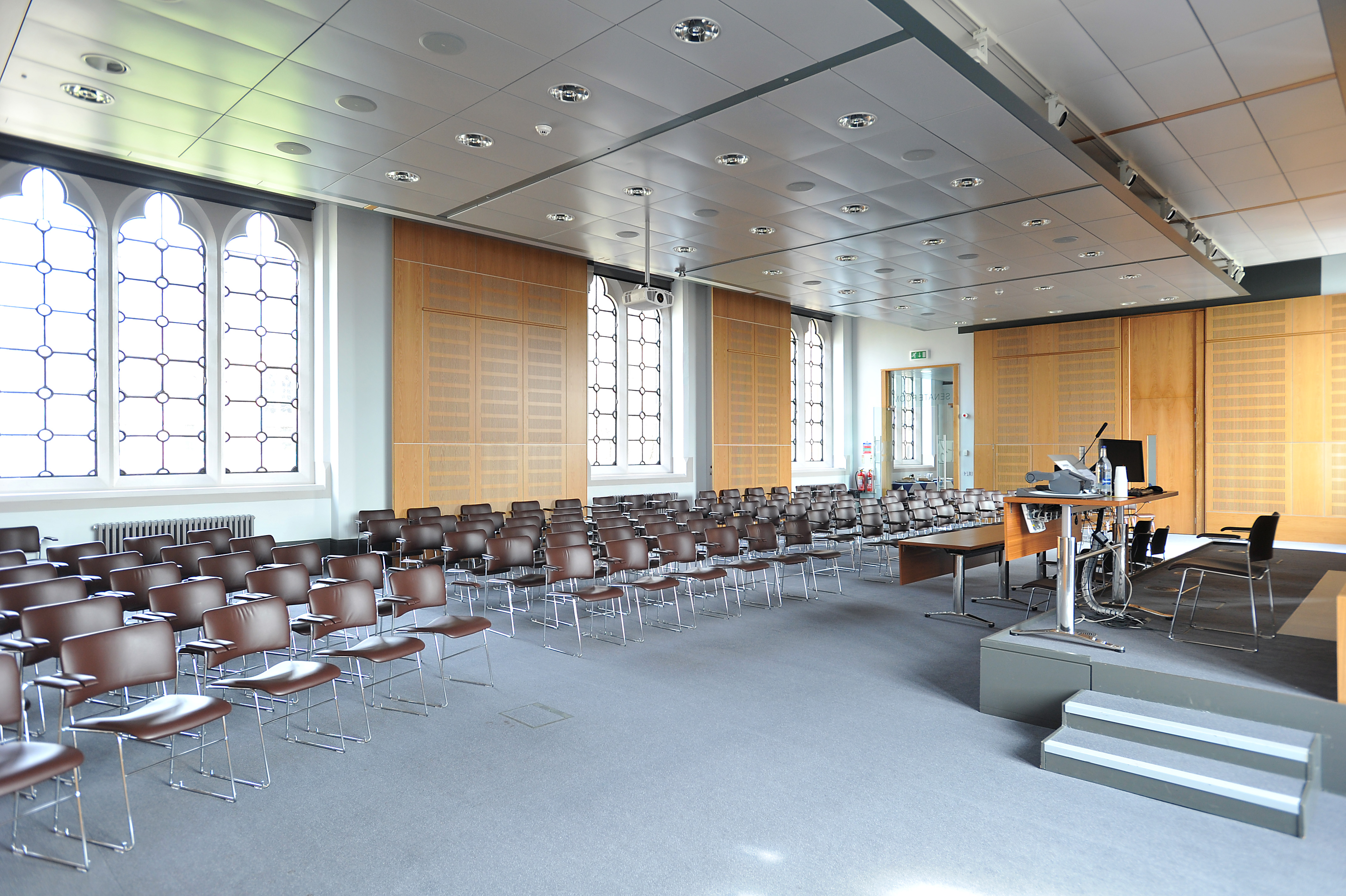 Senate Room with theatre style set up