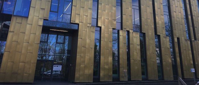 Exterior photo of Sir Micheal Stoker building