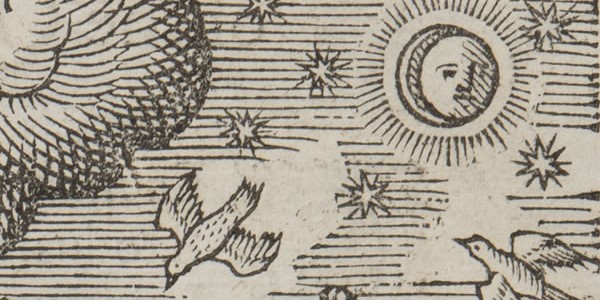 Detail from Creation and Eden, The Bible (1610 - Geneva) Sp Coll Euing Du-d.1
