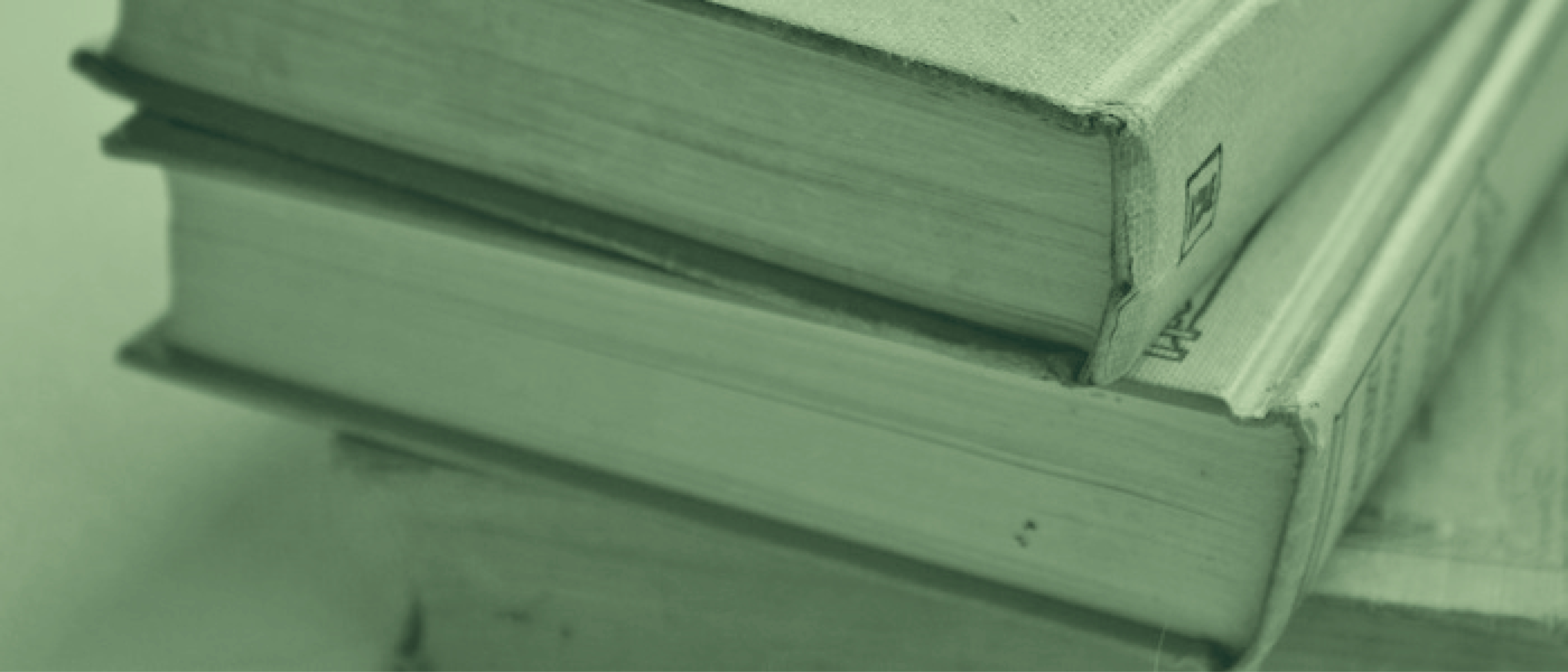 Stack of books tinted book