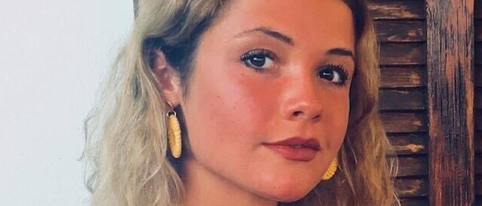 Young woman close-up