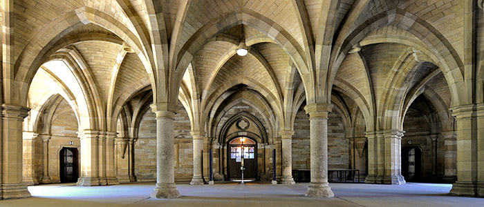 University of Glasgow cloisters