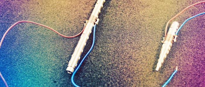 Two ultrasonic probes