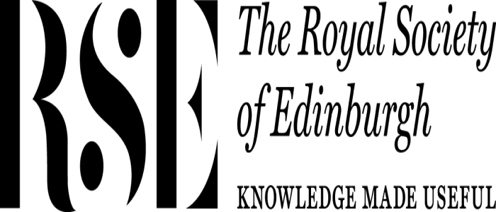 Royal Society of Edinburgh Logo 2021 Black and White 700 x 300