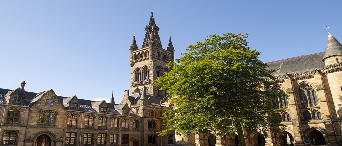 Gilbert Scott Building in the sun