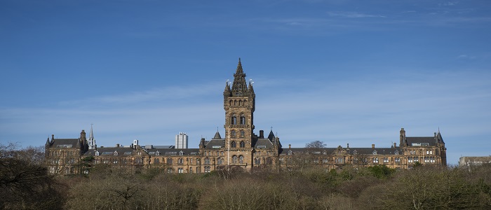 Distance photo of the Gilbert Scott Building