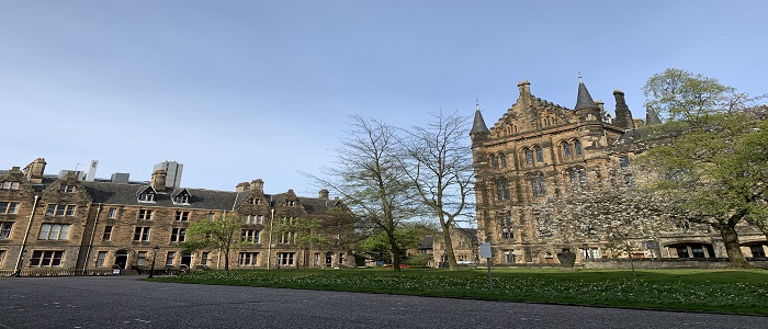 Photo of Professor's Square in the Gilmorehill campus
