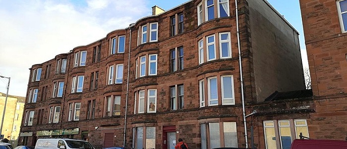 Glasgow tenement buildings